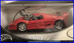 Hot Wheels Ferrari Red F50 118 Scale 2003 Metal Collection New In Box