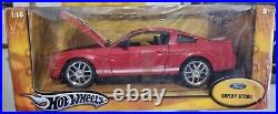 Hot Wheels Ford Mustang Shelby GT500 Red 1/18 scale