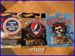 Hot Wheels Grateful Dead 2013 Lot Of 3 New 164 Real Riders