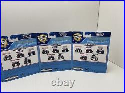 Hot Wheels Monster Jam 1/64 Scale, Set Of 5 Stars And Stripes, New In Blisters