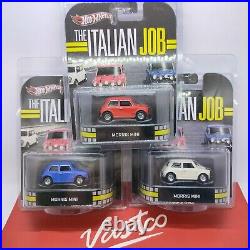 Hot Wheels Retro Entertainment Lot of 3 The Italian Job Morris Mini 1/64 Scale
