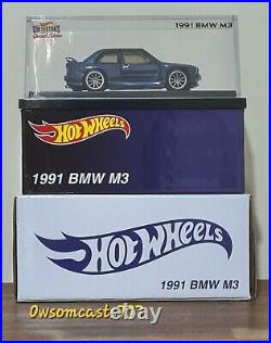 Hot Wheels Scale 1/64RLC 1991 BMW M3-Blue. In Great Condition. Check all pics