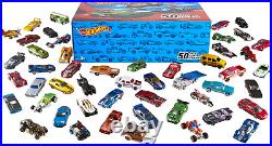 Hot Wheels Set of 10 Toy Cars & Trucks in 164 Scale, Race Cars, Semi, Rescue O