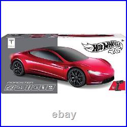 Hot Wheels Tesla Roadster RC Car 110 Scale Radio Remote Control Model for Kids