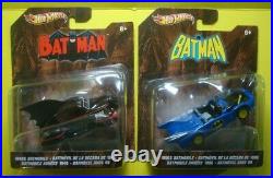 Lot 2011 Hot Wheels BATMAN 150 Scale Comic Book & SUPER FRIENDS BATMOBILES