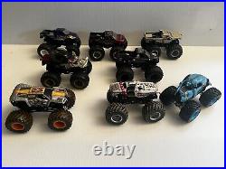 Lot of 15 Grave Digger Hot Wheels 164 Scale Monster Jam Trucks withCase Nice