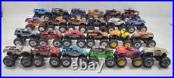 Lot of 36 Hot Wheels Monster Jam Trucks 164 Scale Metal Undercarriage