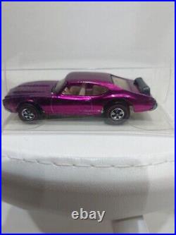 Mattel Hot Wheels 1/64 Scale Redline 1970 Olds 442 Mini Car Rare From Japan Used