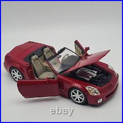 RARE 2002 Hot Wheels Cadillac XLR Convertible 118 Scale Diecast Mdl Car RED