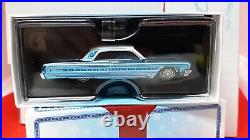 Red Line Club Hot Wheels'64 Impala Blue Lowrider NIP 164 Scale #12248