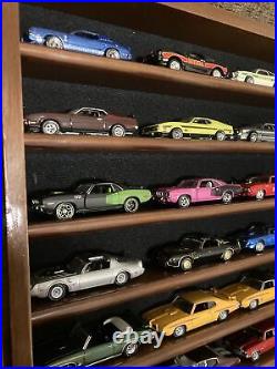 The BEST CLASSIC Hot Wheels @ 164 & 1/43 Scale. With Wooden LockingDisplay Case