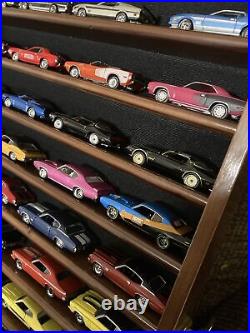 The BEST CLASSIC Hot Wheels @ 164 & 1/43 Scale. With Wooden LockingDisplay Case