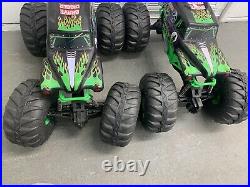 Two Official Grave Digger Mega All-terrain R/C Scale Monster Truck No Remote